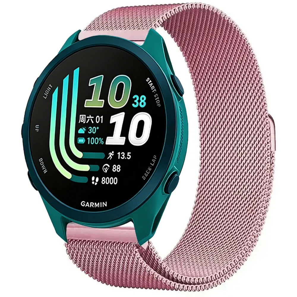 Garmin 20/22mm Quick Release Magnetic Milanese Band