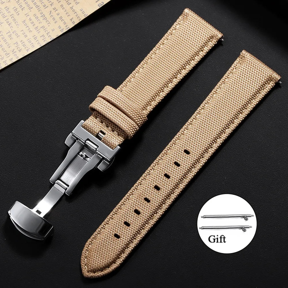 OnePlus Watch Sailcloth Nylon Band with Butterfly Buckle