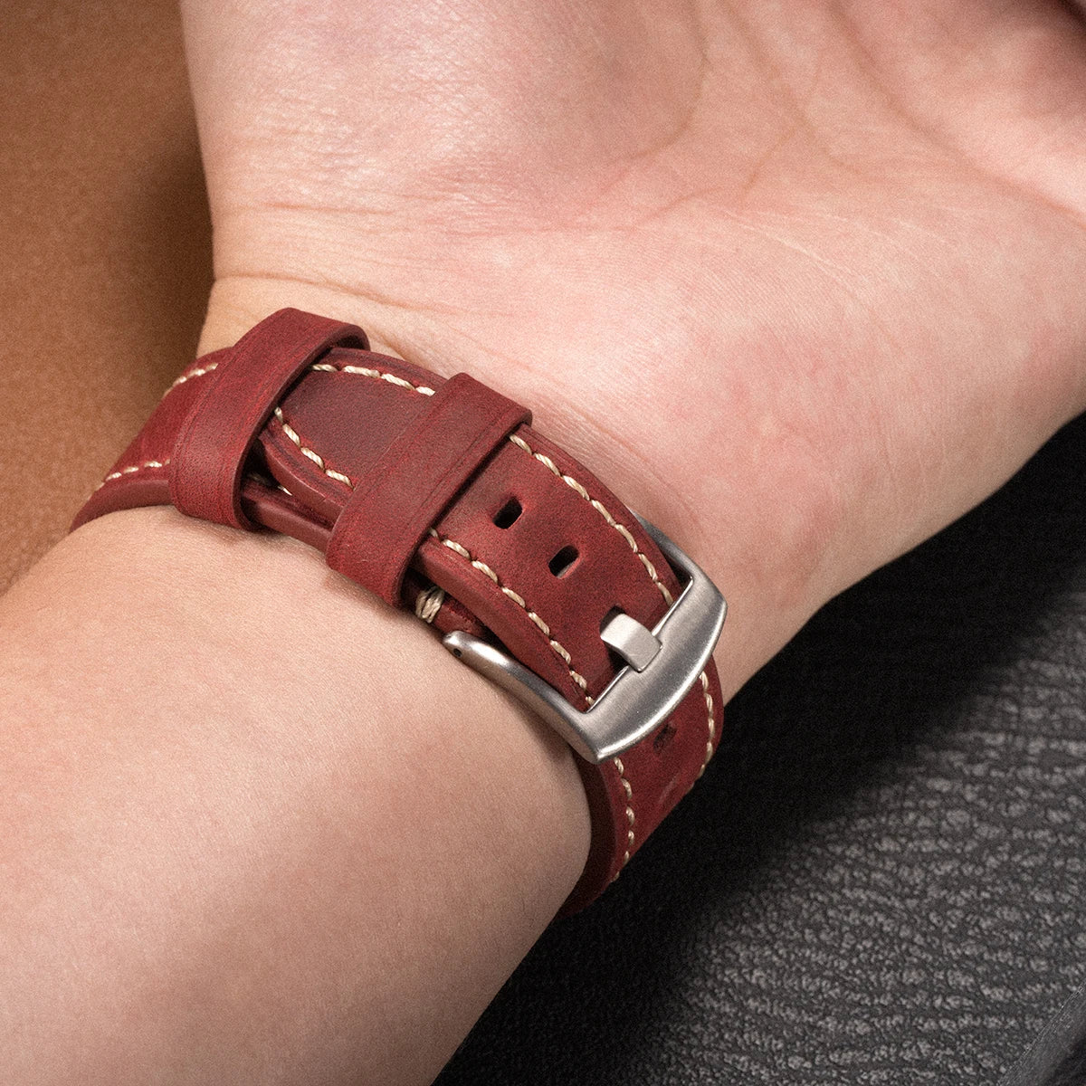 Genuine Leather Band for Samsung Galaxy Watch 8, 8 Classic 46mm & Ultra 47mm