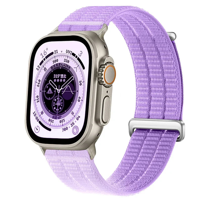 Nylon Weave Sport Band for Apple Watch Series 1-12, SE & Ultra 1/2/3/4