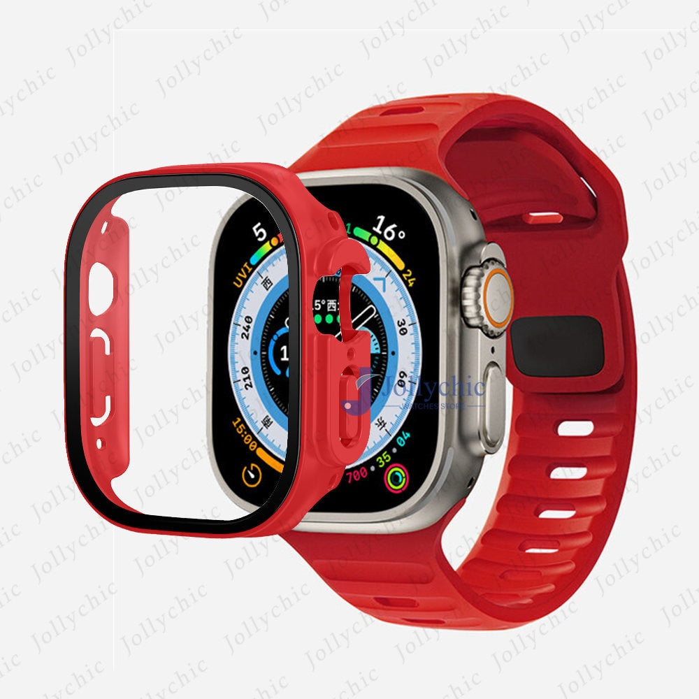 Stylish Silicone Apple Watch Band and Case: Durable Protection Meets Fashion