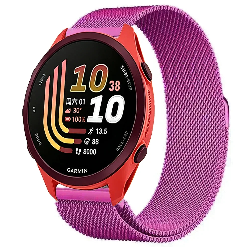 Garmin 20/22mm Quick Release Magnetic Milanese Band