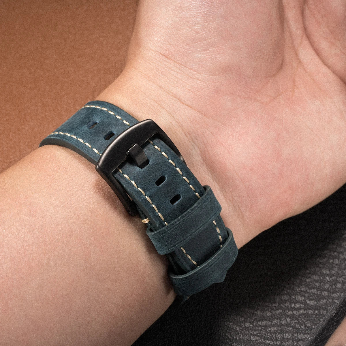 Genuine Leather Band for Samsung Galaxy Watch 8, 8 Classic 46mm & Ultra 47mm
