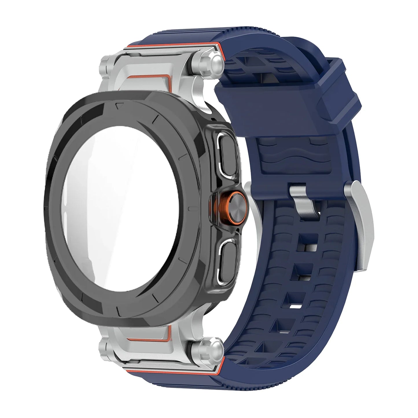 Samsung Galaxy Ultra/Ultra2 Silicone Sport Watch Band - Acrylic Case