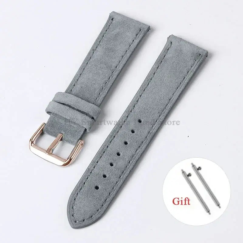 Amazfit Balance, GTR, GTS & Bip Vintage Suede Leather Band