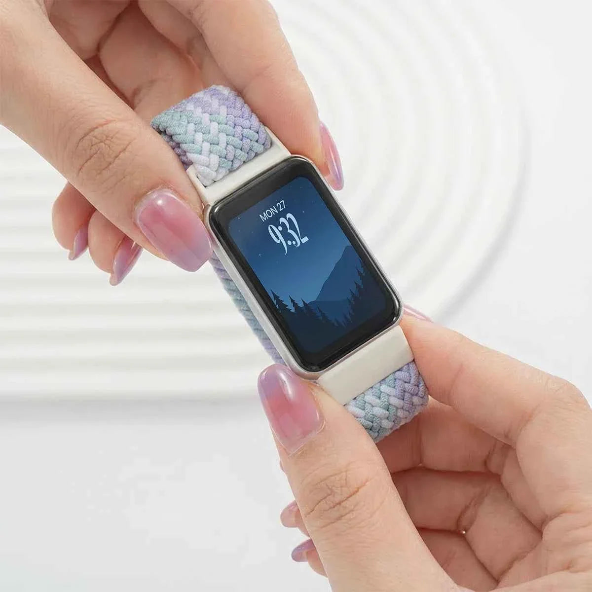 Magnetic Nylon Loop Band for Huawei Band 10 / 9 / 8