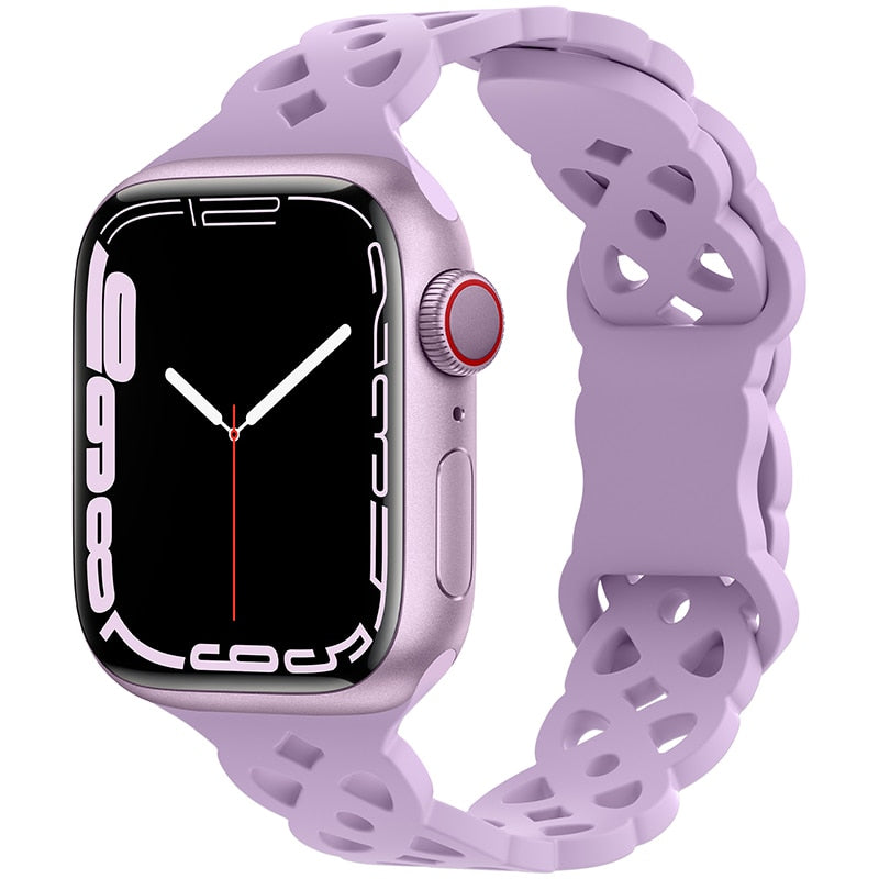 Silicone Strap Apple Watch Band Series - Stylish Comfort & Compatibility