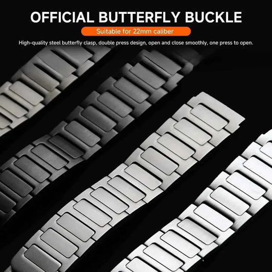22MM Business Stainless Steel Band for Huawei Watch GT5 Pro / GT5 / GT4 / GT3 & Watch Ultimate