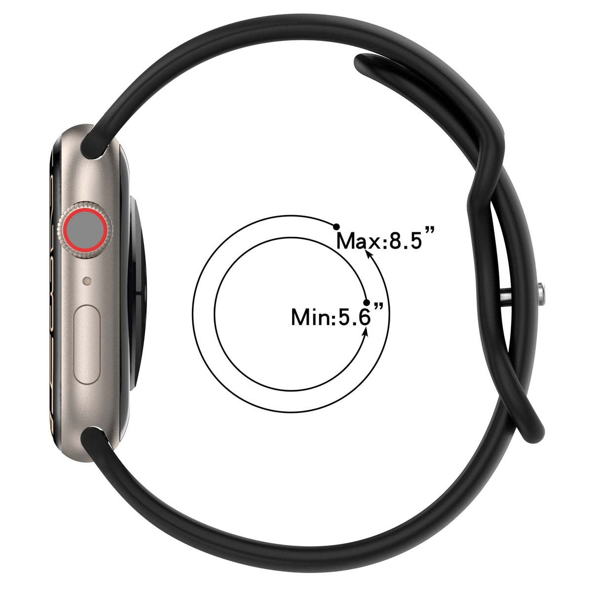 Strap for Apple Watch Band Series – Stylish & Comfortable Silicone