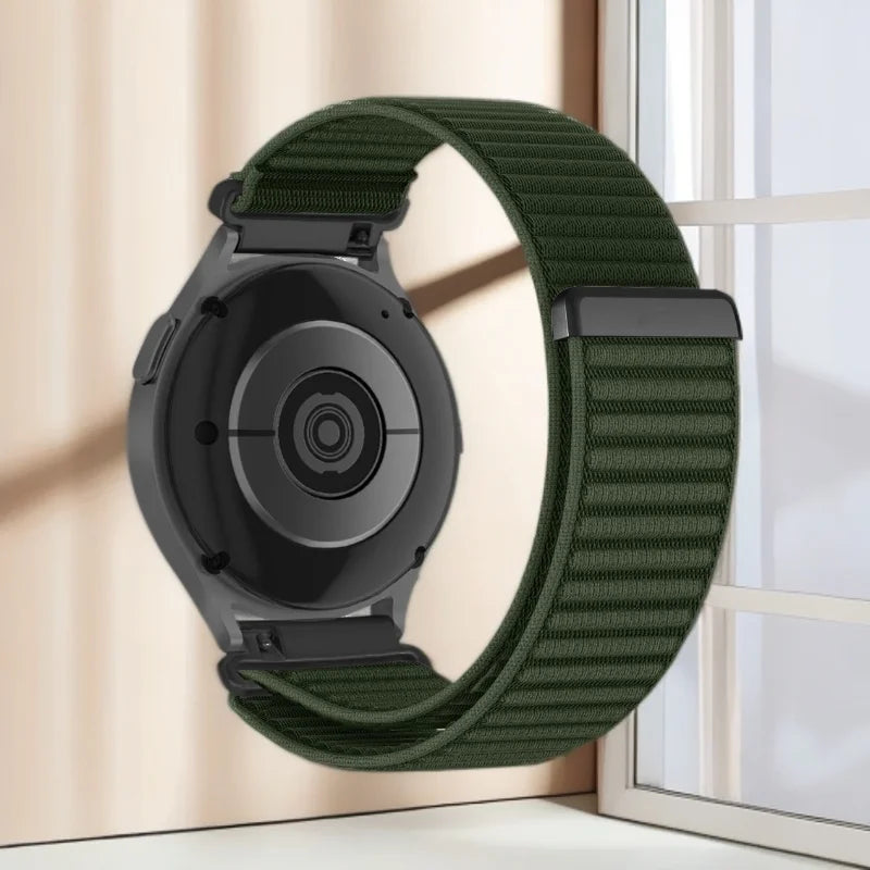Motorola Moto Watch Ribbed Nylon Sport Loop Band, Hook-and-Loop
