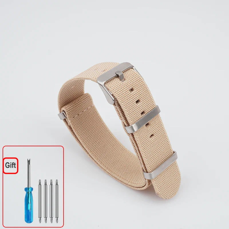 COROS Elastic Nylon Watch Band - Washable Waterproof Strap For Outdoors