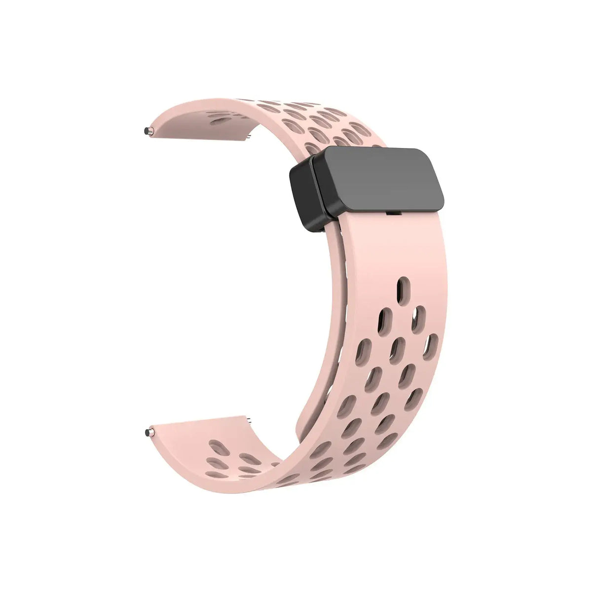 Amazfit Balance, GTR, GTS & Bip Vented Silicone Band, Magnetic Clasp
