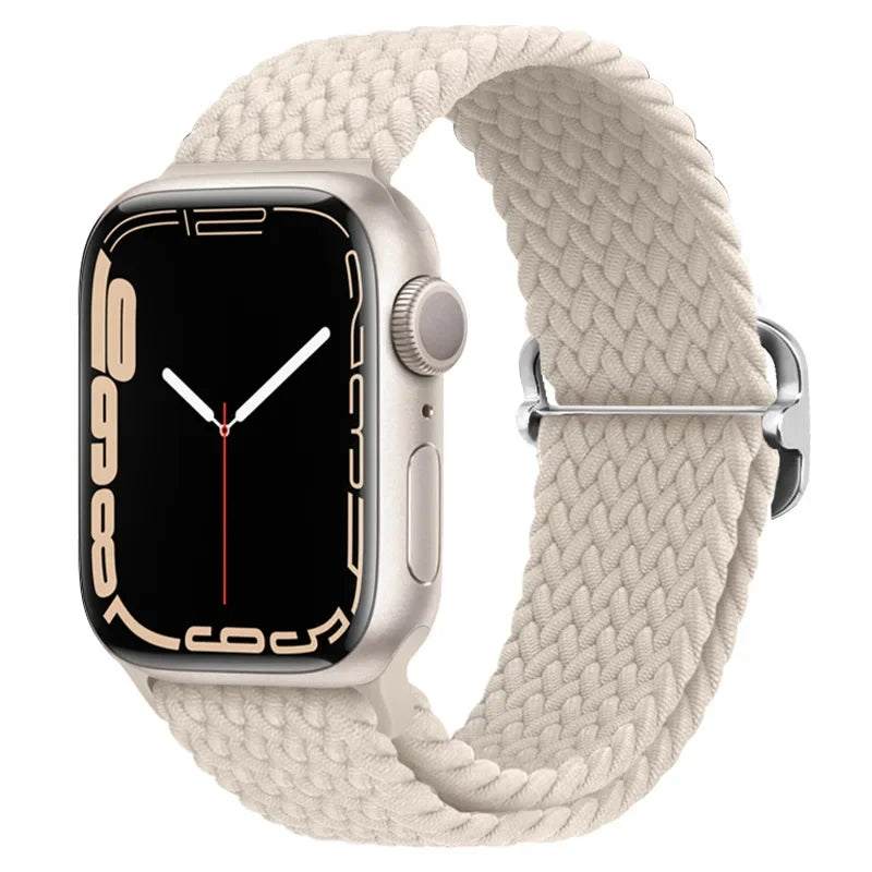 Braided Nylon Solo Loop for Apple Watch Series 1-12, SE & Ultra 1/2/3/4
