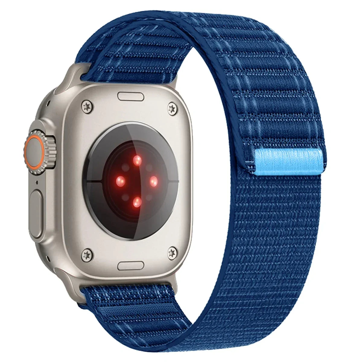 Nylon Loop Wave Strap for Apple Watch – Ultra 3/2 49mm, Series 11/10/9/8/7/6/SE 46/45/44/42/41/40mm