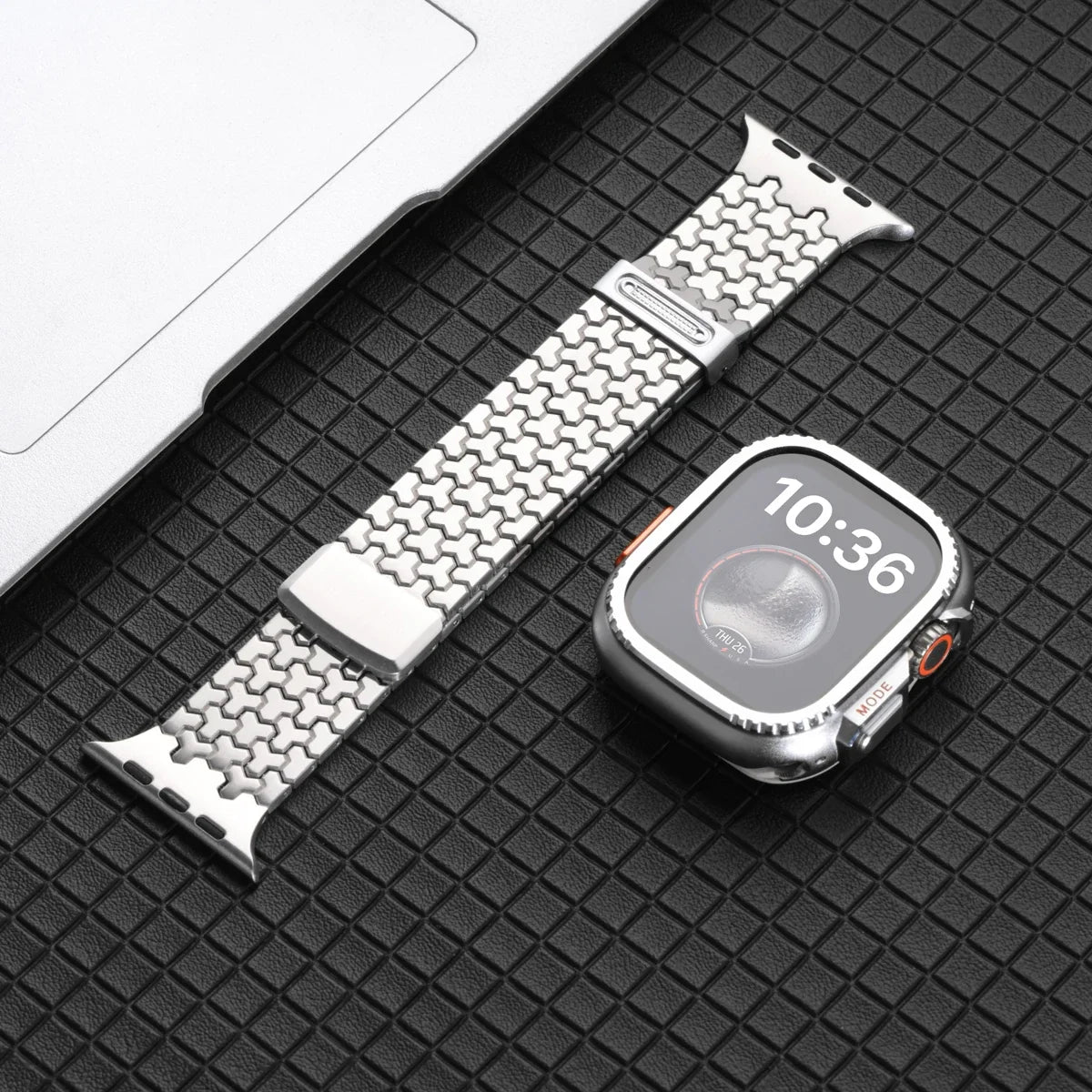 Metal Case + Magnetic Stainless Steel Band for Apple Watch – Series 11/10/9/8/7/6/SE & Ultra 1/2/3