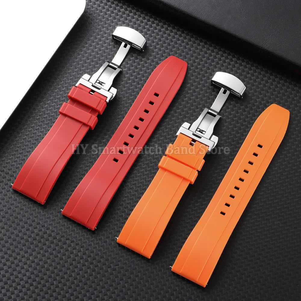 OnePlus Watch Silicone Band with Butterfly Clasp