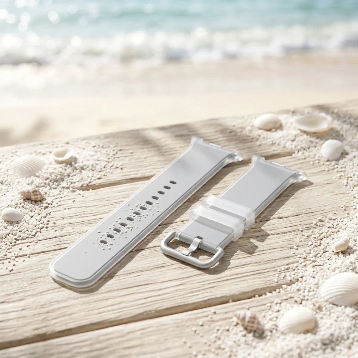 Jelly Silicone Band for Galaxy Watch 8 & 9 40/44mm, 8 Classic 46mm