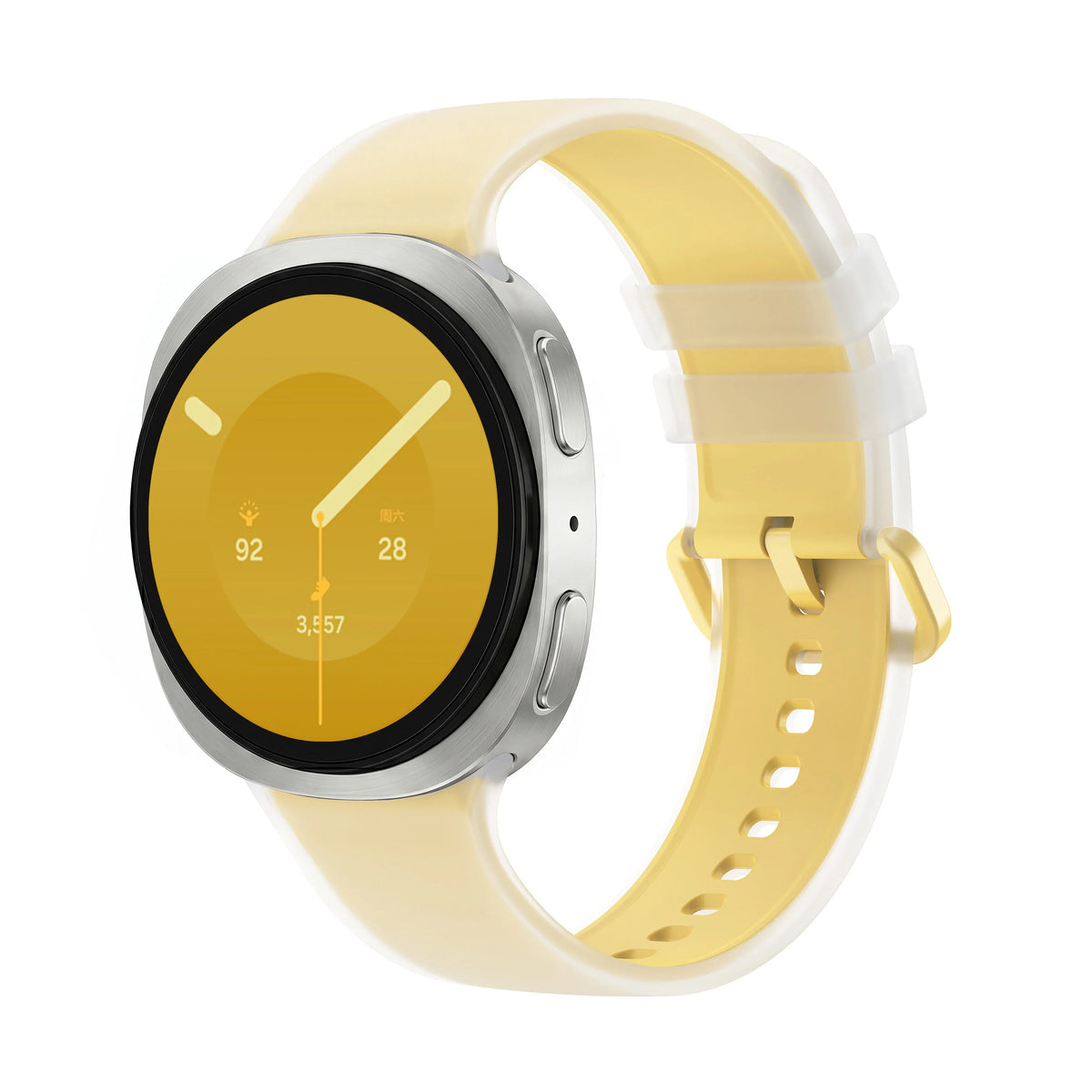Jelly Silicone Band for Galaxy Watch 8 & 9 40/44mm, 8 Classic 46mm