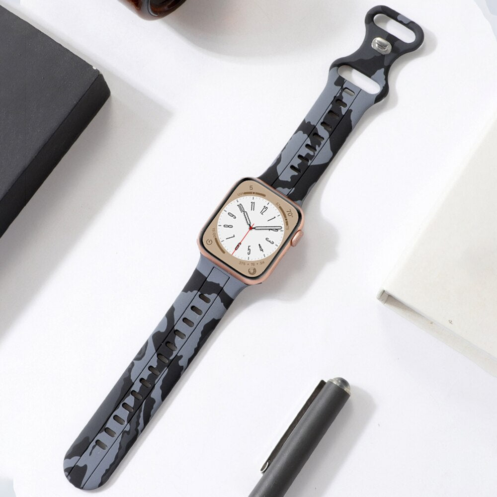 Silicone Apple Watch Ultra  Bracelet/Strap Series 11/10/9/8/7/6/5/4/ SE / Ultra 1/2/3