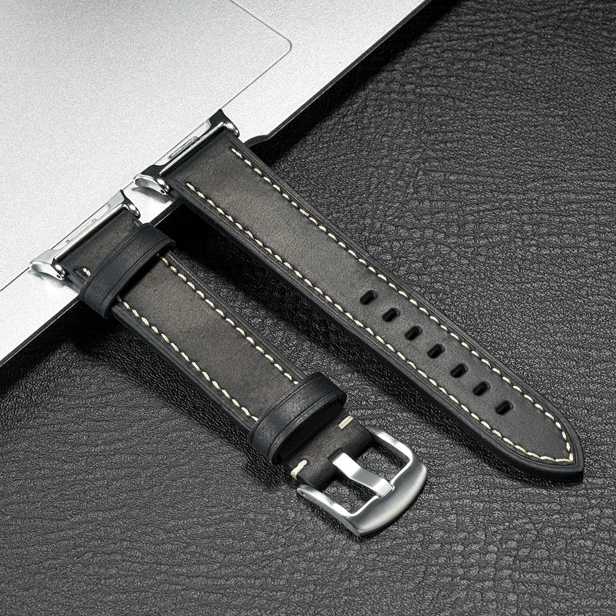 Genuine Leather Band for Samsung Galaxy Watch 8, 8 Classic 46mm & Ultra 47mm