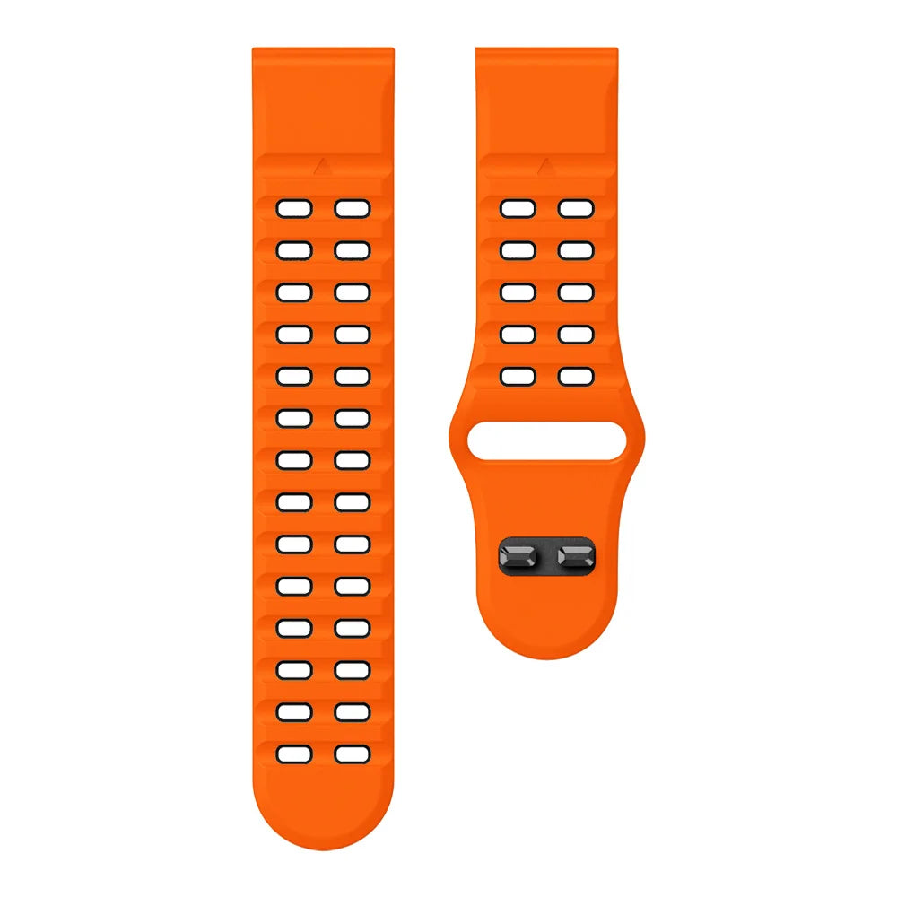 Garmin QuickFit 22/26mm Perforated Silicone Band with Tuck Closure