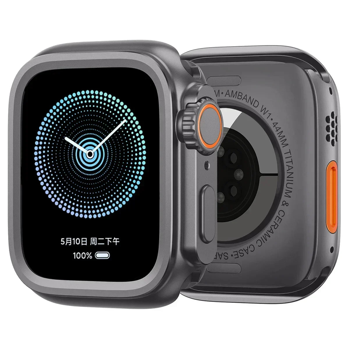 Metal Alloy Case for Apple Watch Series 11/10/9/8/7/6/SE/5/4 – Upgrade to Ultra 1-2 49mm Look