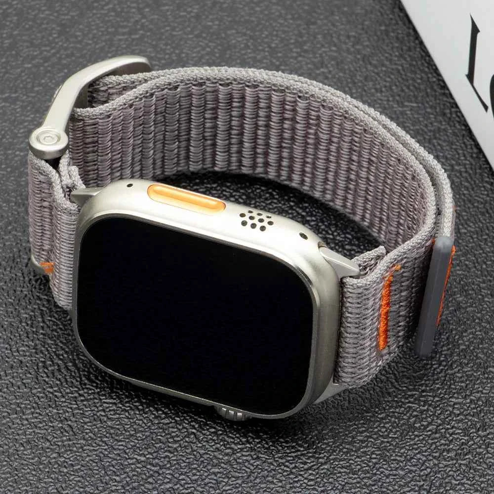 Nylon Sport Watch Band for Apple Watch Ultra 1/2/3 49mm / Series 11 10 9 8 7 6 SE 5 4 – 42/44/45mm
