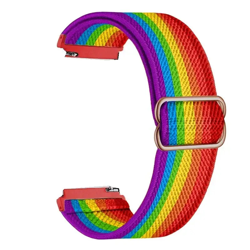 Amazfit Balance, GTR, GTS & Bip Patterned Stretch Nylon Band, Slider