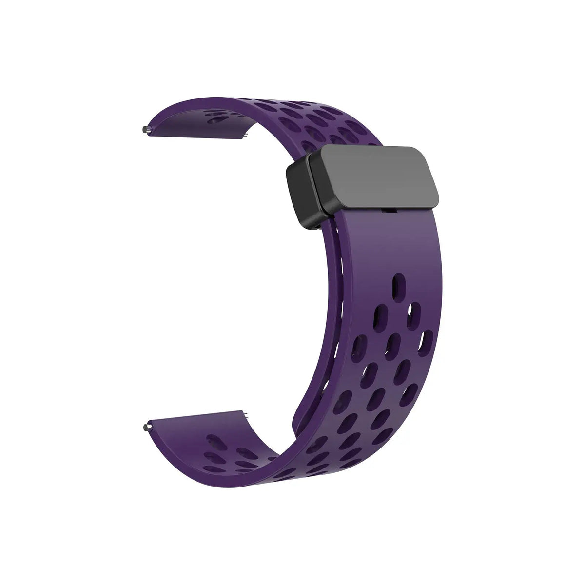 Amazfit Balance, GTR, GTS & Bip Vented Silicone Band, Magnetic Clasp