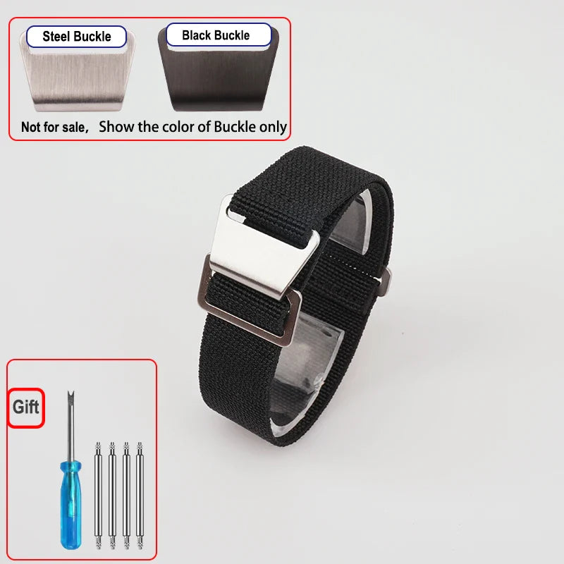 COROS Elastic Nylon Watch Band Universal Fit Parachute Style