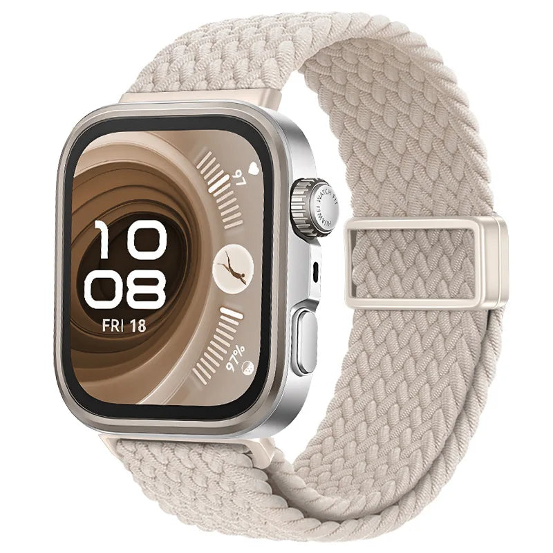 Magnetic Nylon Woven Band for Huawei Watch Fit 4 Pro / Fit 4 / Fit 3