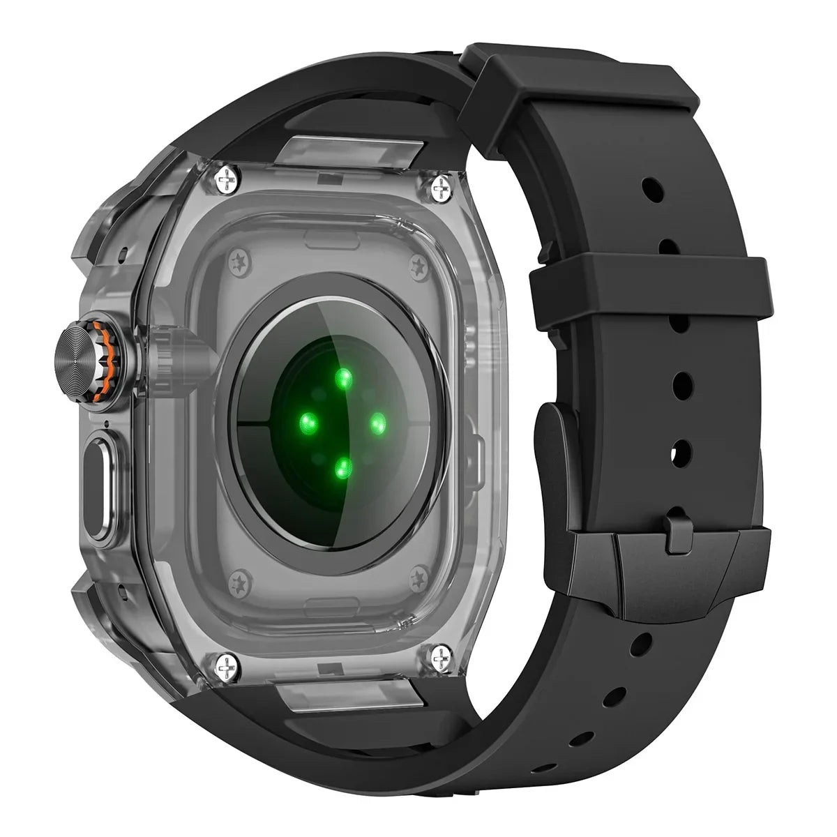 Silicone Strap & Zinc Alloy Bezel Kit for Apple Watch Ultra 1/2/3 49mm