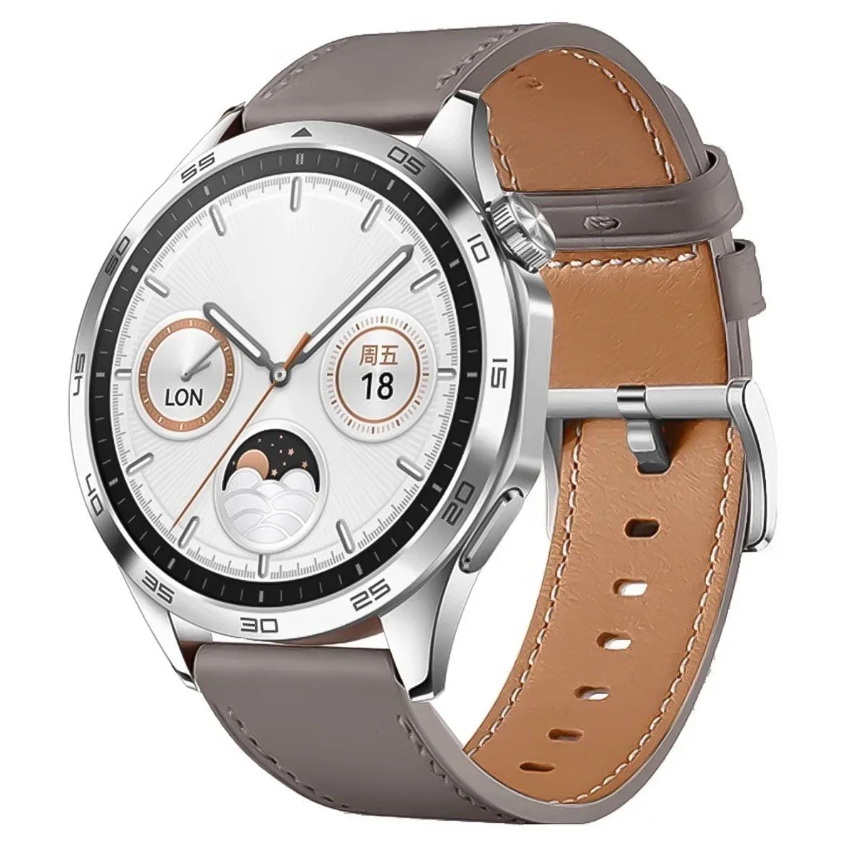 Leather Watch Strap for Huawei Watch GT3 / GT4 / 4 Pro – 20mm & 22mm