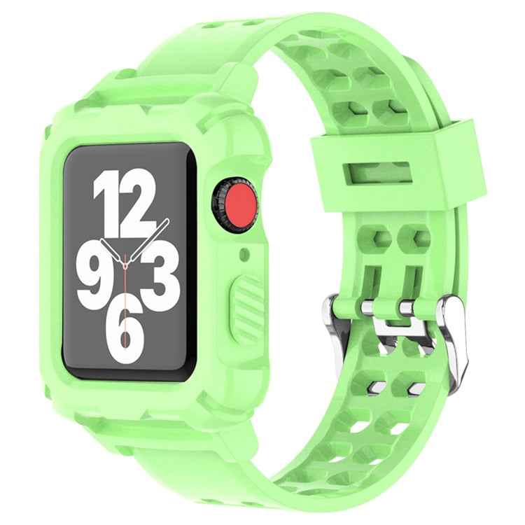 Silicone Apple Watch Band+Case Series 9/8/7/6/5/4/SE