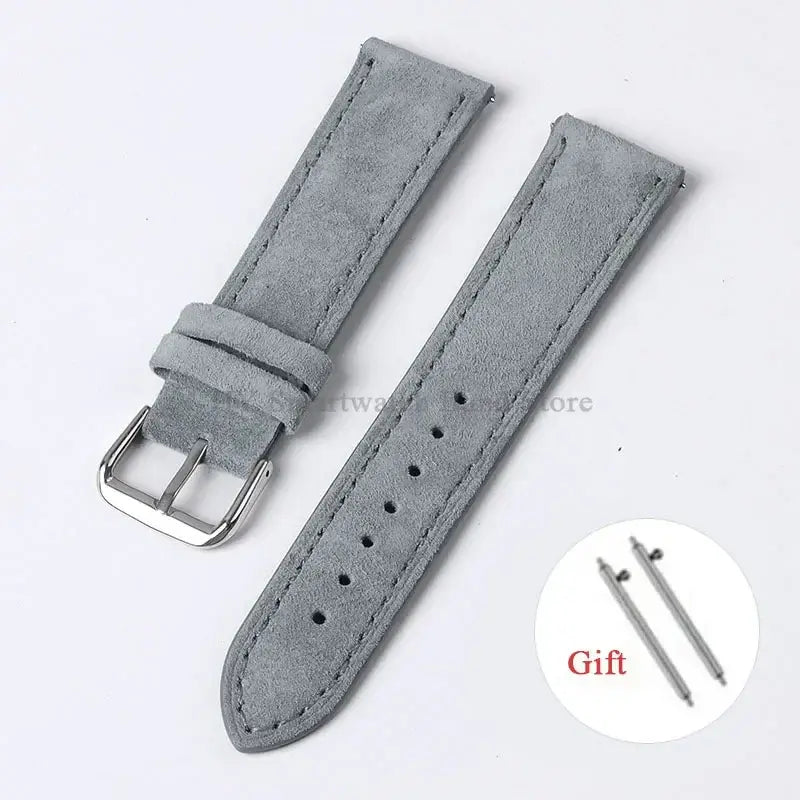 Amazfit Balance, GTR, GTS & Bip Vintage Suede Leather Band