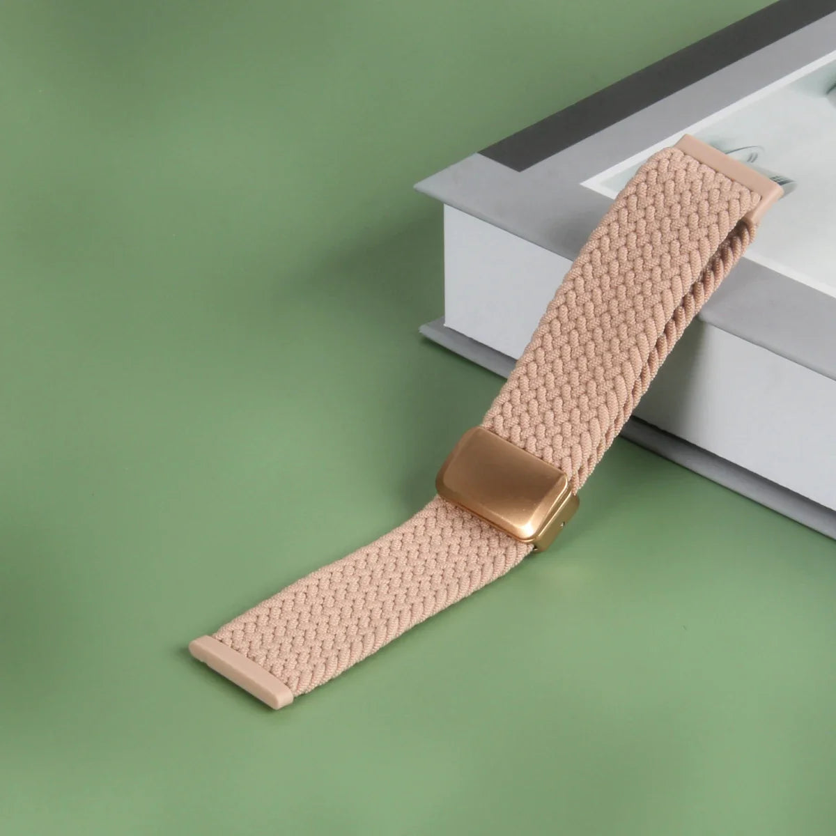 Fitbit Versa 4, 3, 2 & Sense 2 Braided Nylon Band, Magnetic Clasp