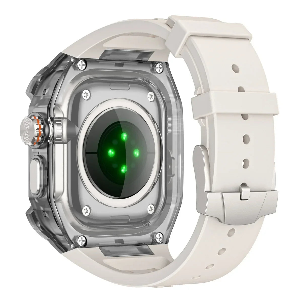 Silicone Strap & Zinc Alloy Bezel Kit for Apple Watch Ultra 1/2/3 49mm