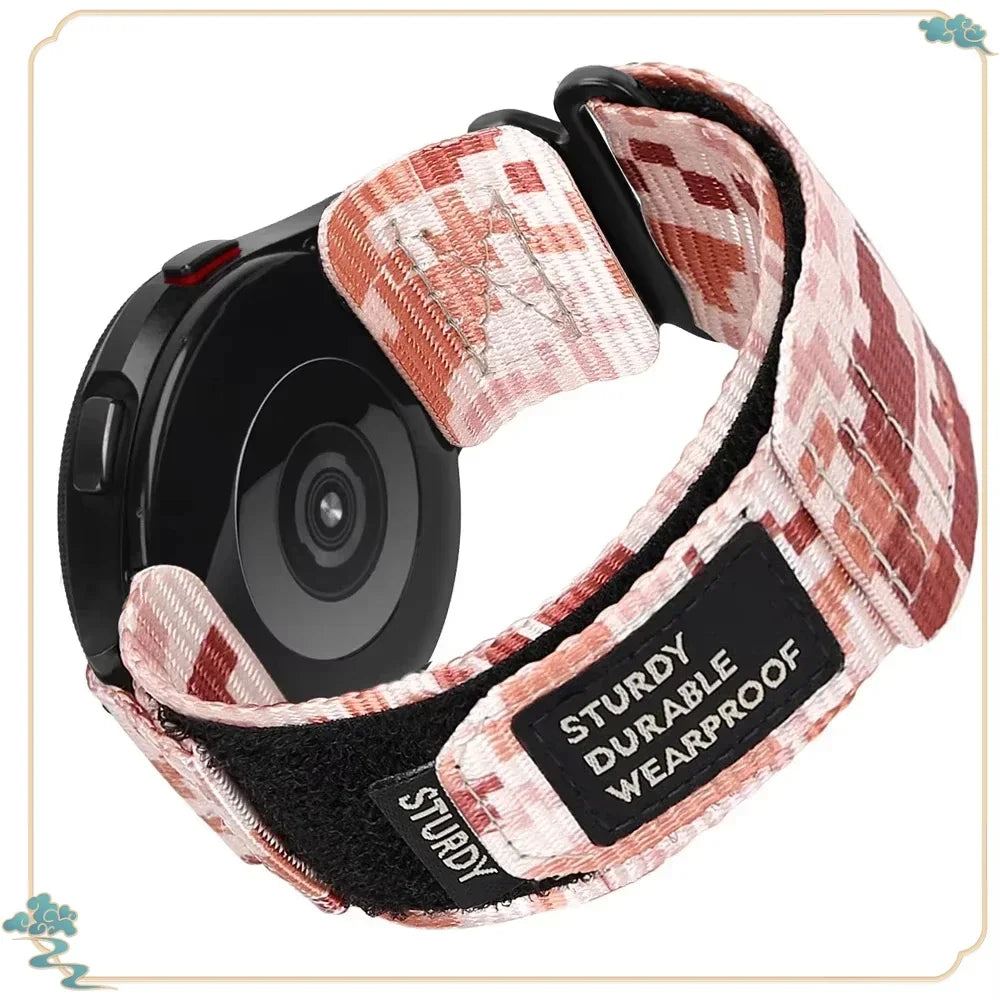 Motorola Moto Watch Nylon Hook-and-Loop Band, Camo & Solids, S or L