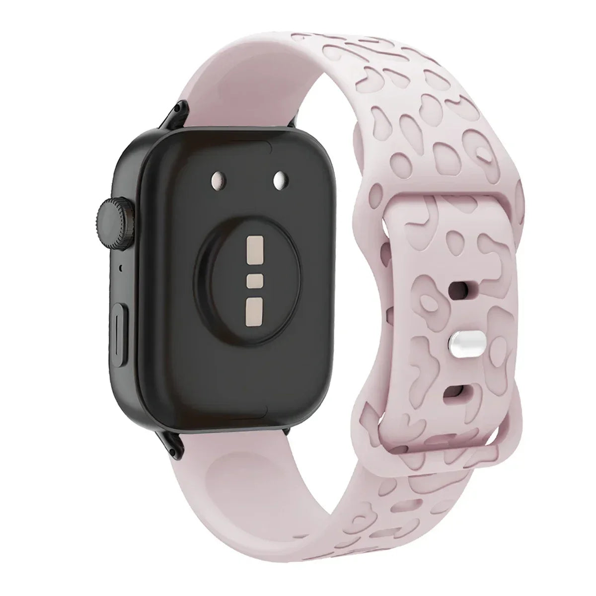 Leopard Engraved Silicone Watch Band for Huawei Watch Fit 4 / 4 Pro / Fit 3 / Fit 2