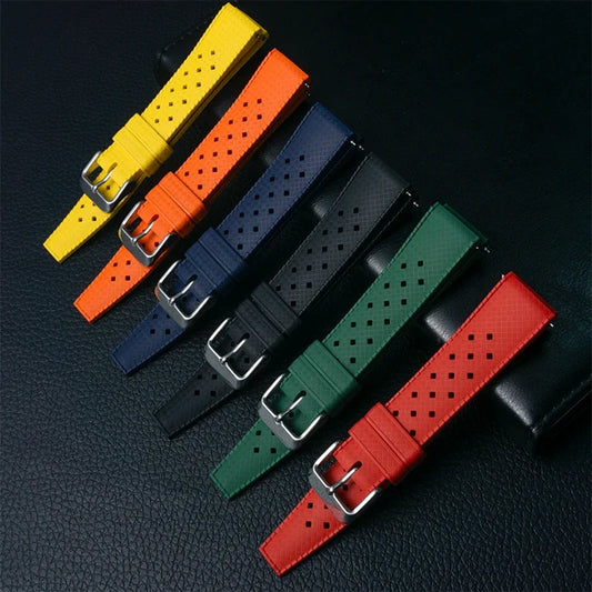 Polar FKM Watch Band - Classic Tropical Silicone Strap Replacement