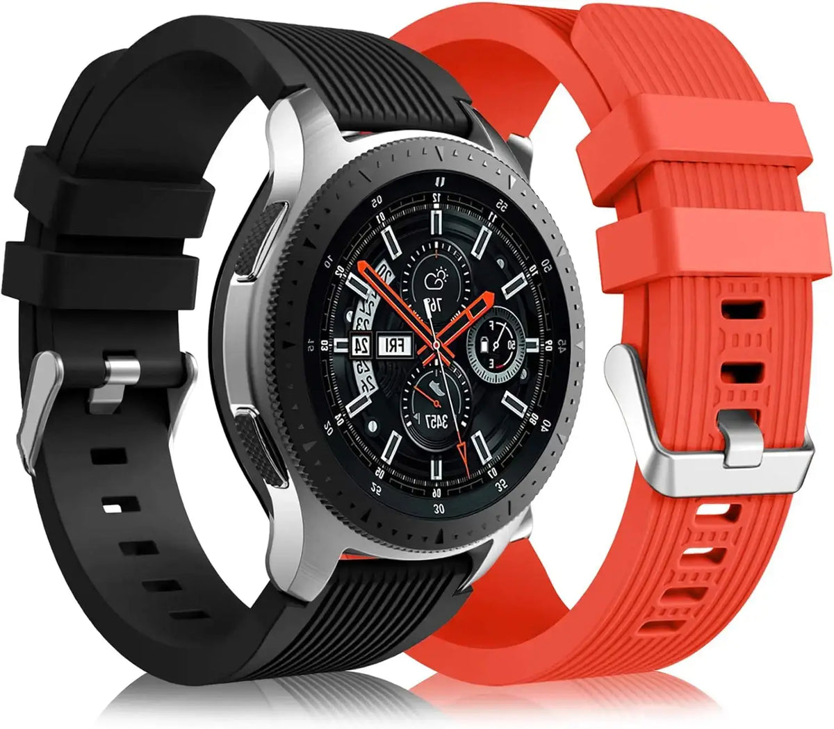 Amazfit Balance, GTR, GTS & Bip Silicone Sport Band with Wide Keeper