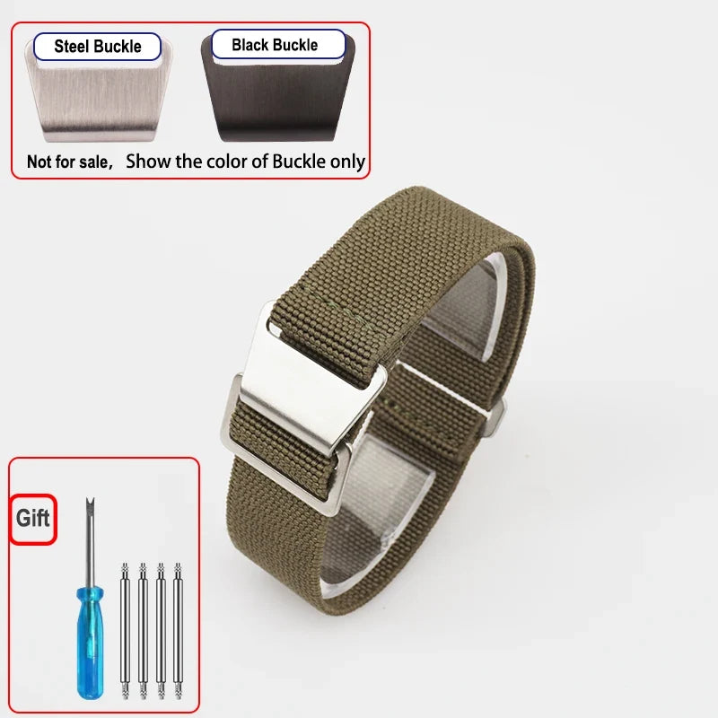 COROS PACE & APEX Elastic Nylon Parachute Band, Hook Clasp