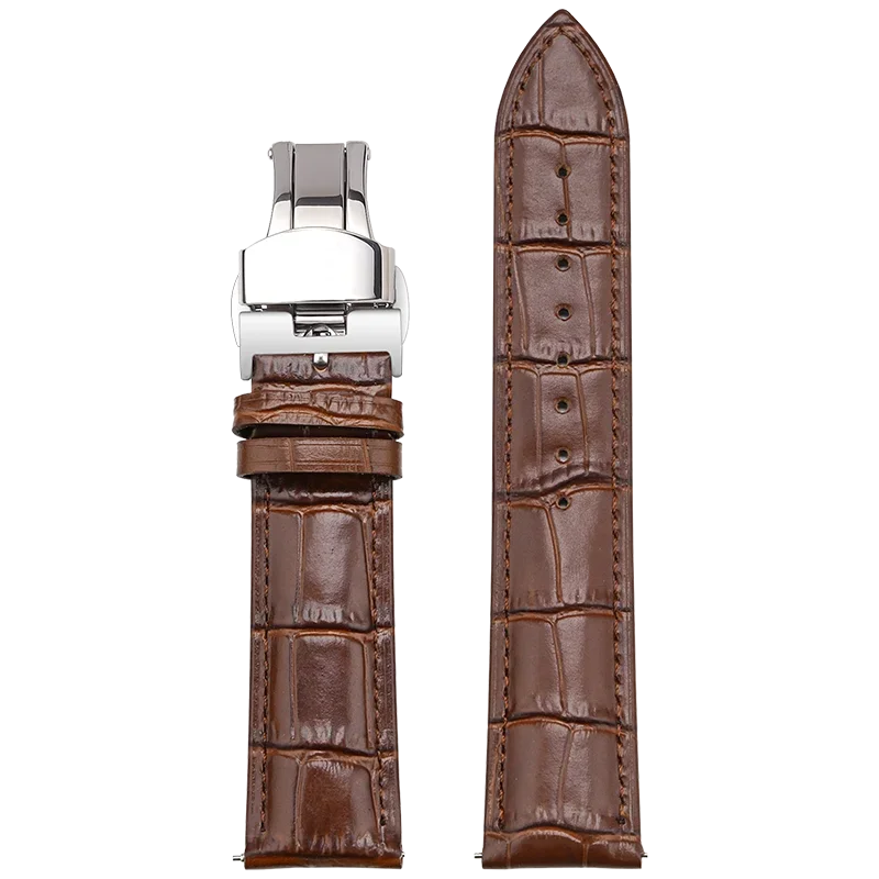 TicWatch Pro 5, Pro 3 & E3 Croc-Embossed Leather Band