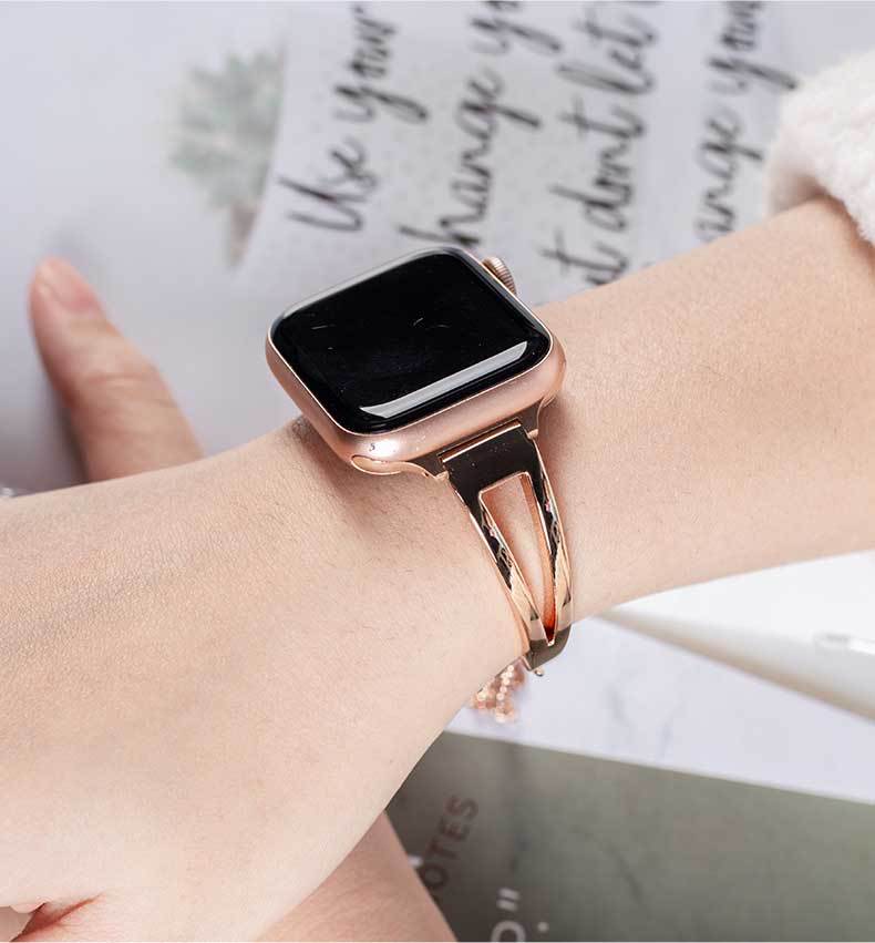 Luxury Diamond Stainless Steel Bracelet/Strap for Apple Watch