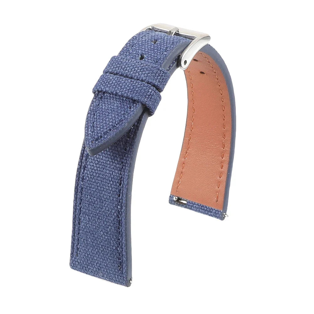 OnePlus Watch Slim Canvas Band with Leather Lining