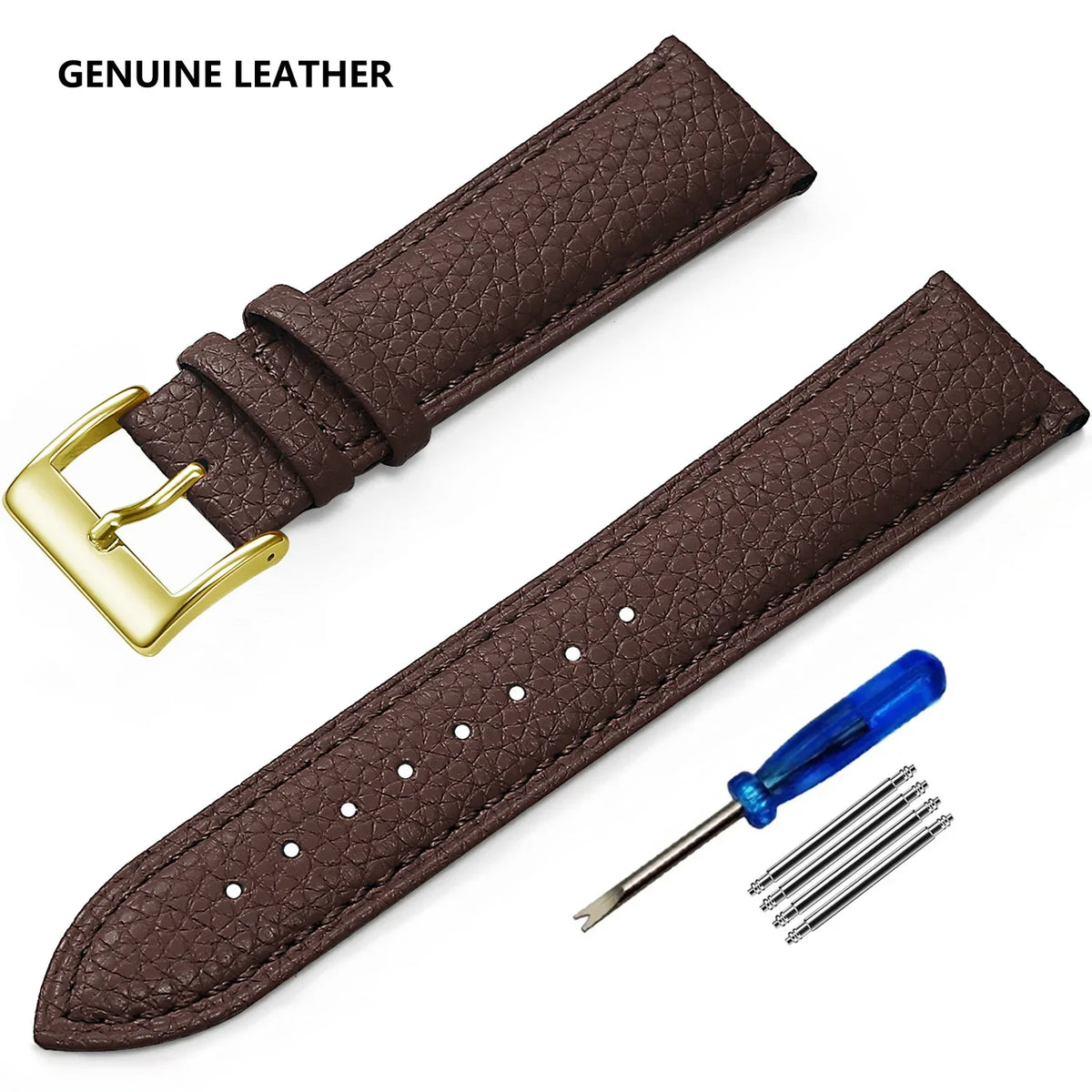 Suunto Race, Vertical & 9 Peak Grained Leather Band, Spring Bars & Tool