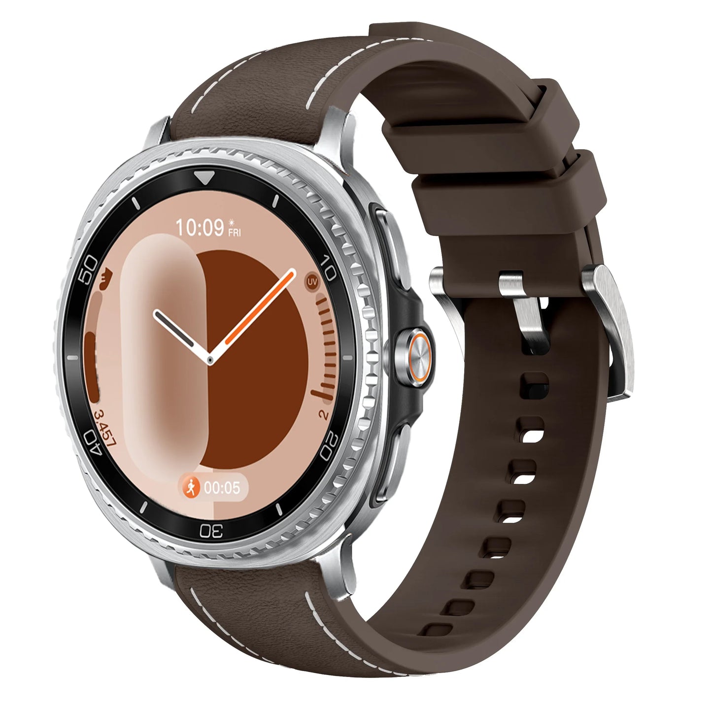 Samsung Galaxy Silicone Leather Watch Band - Watch8/Watch8 Classic/Watch9
