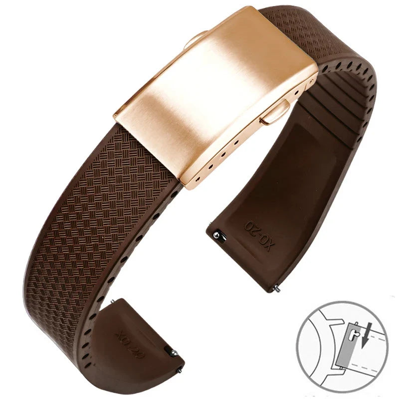 COROS PACE & APEX FKM Rubber Band with Folding Clasp