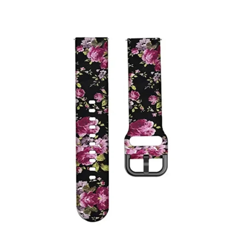 TicWatch Pro 3, E3 & GTH Printed Silicone Band