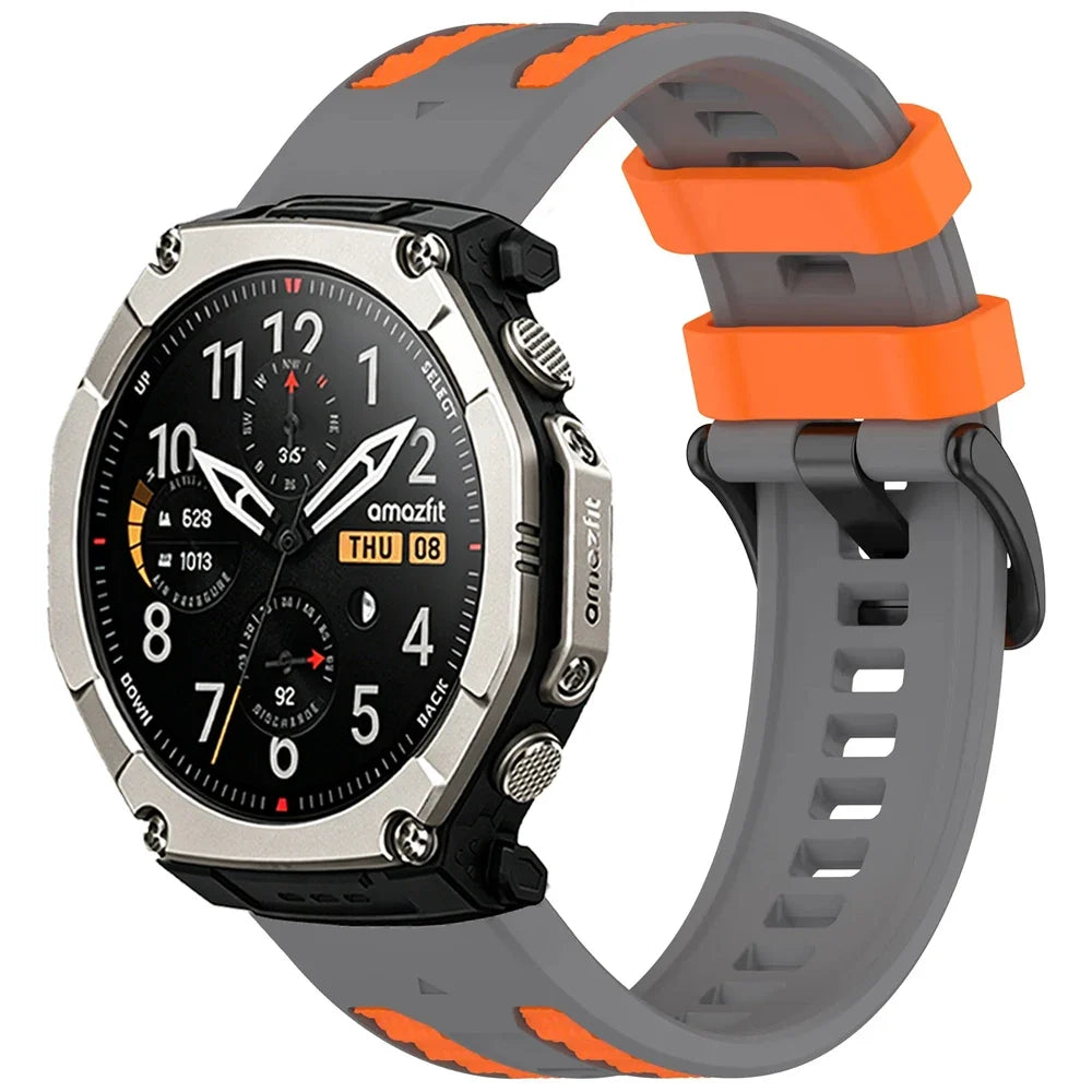 Garmin QuickFit 22/26mm Silicone Band with Contrast Keepers